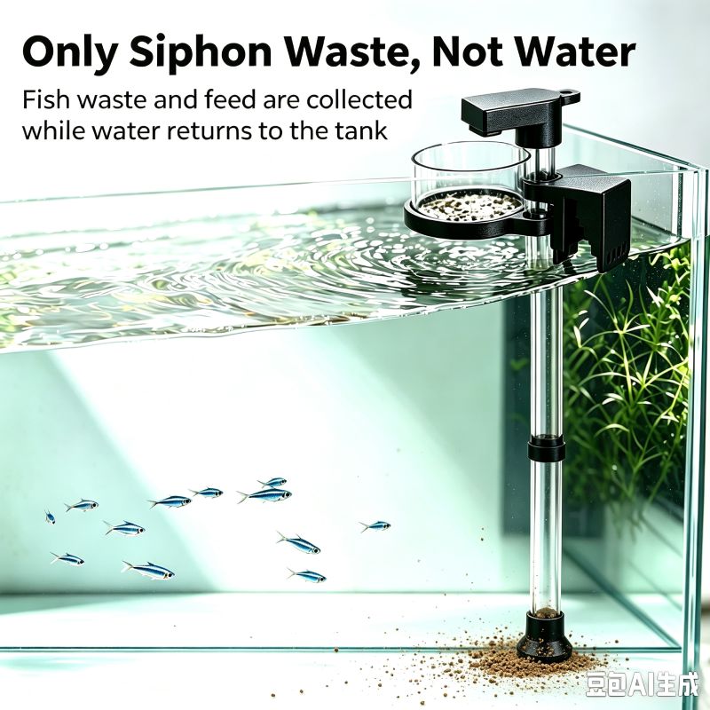 Surface Skimmer Nano - Detachable USB Air Lift Nano Aquarium