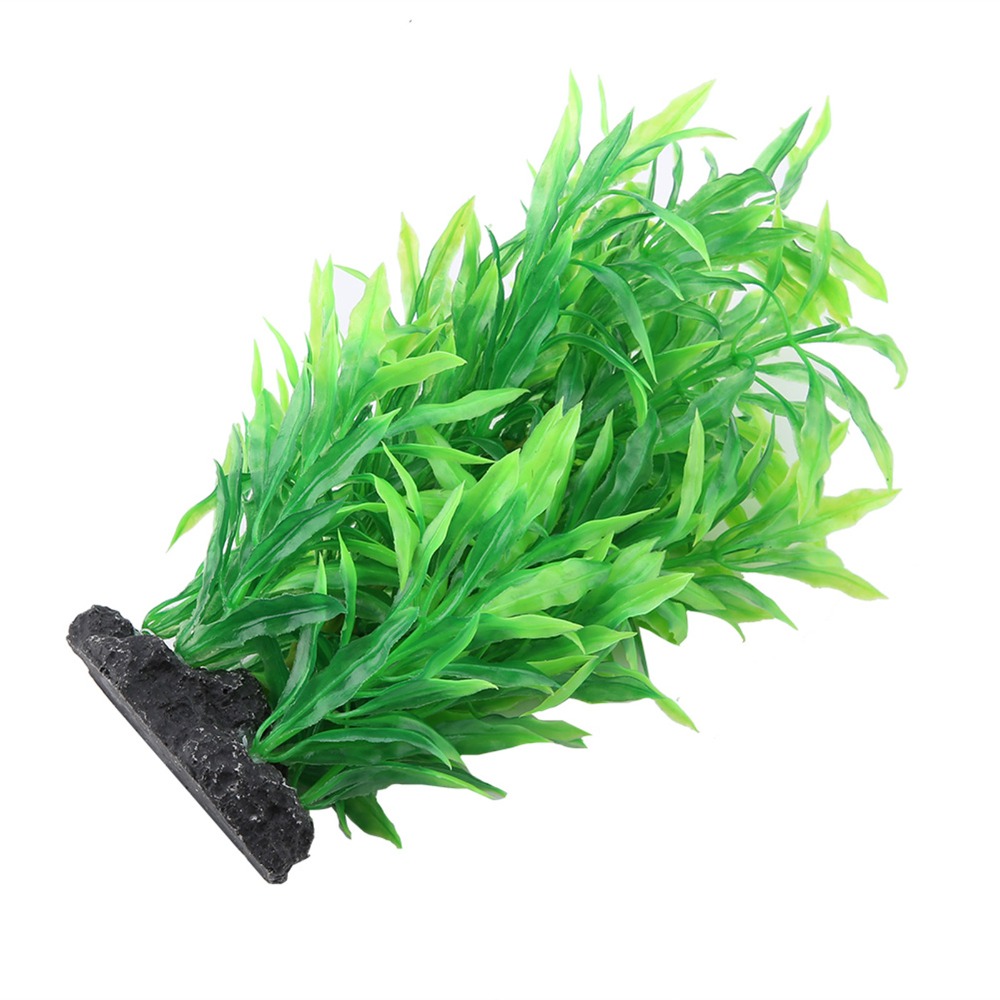 Aquarium Planted Background - Green Aquarium Artificial Grass Simulation Plastic