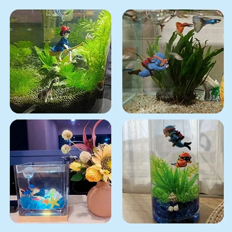 Fish Tank Diver Ornaments Land - Aquarium Plant Live recension och pris