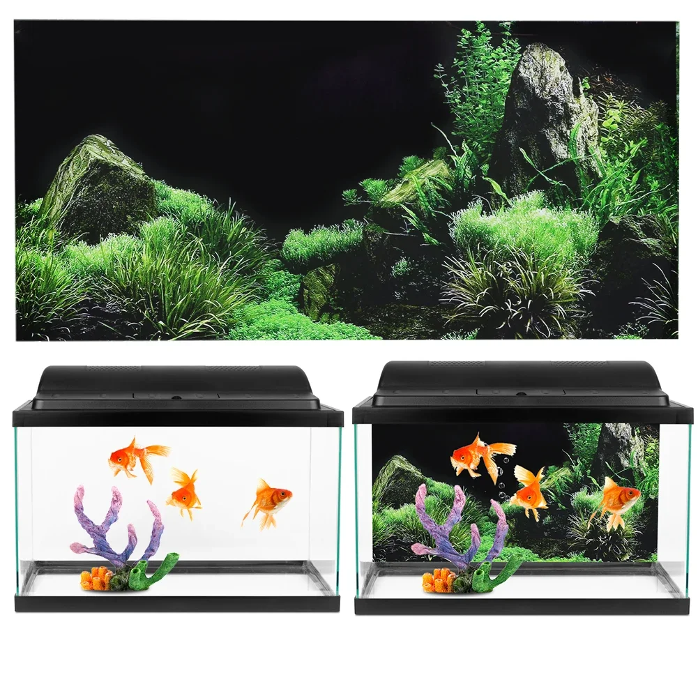 Background for Aquarium 3d Sti - Aquarium Planted Background recension och pris