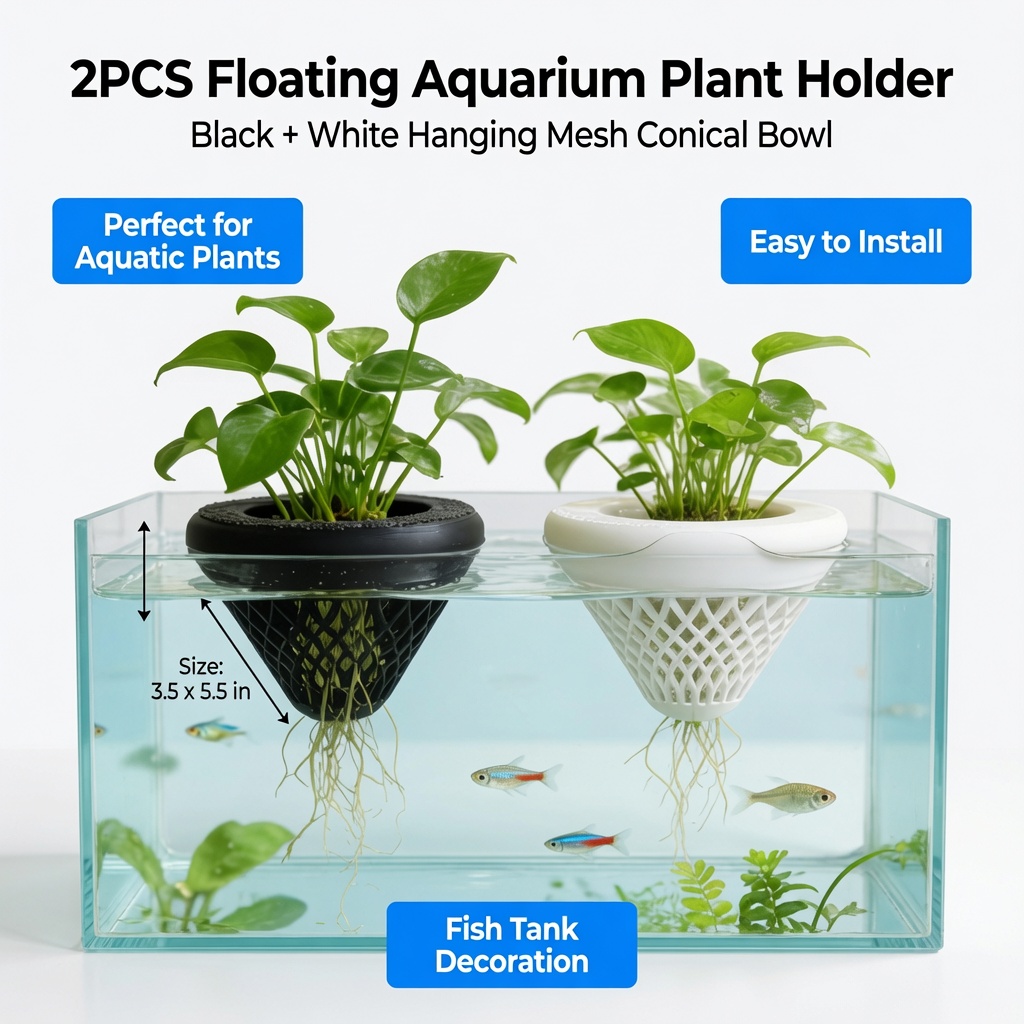 2PCS Floating Aquarium Plant H - Aquarium Plant Live recension och pris