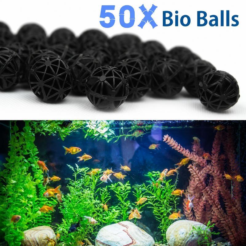 50Pcs 16mm Aquarium Bio Filter - Planted Aquarium Media recension och pris
