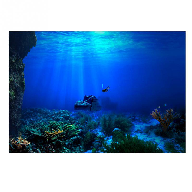 1Pcs Fish Tank Background Deco - Aquarium Planted Background recension och pris