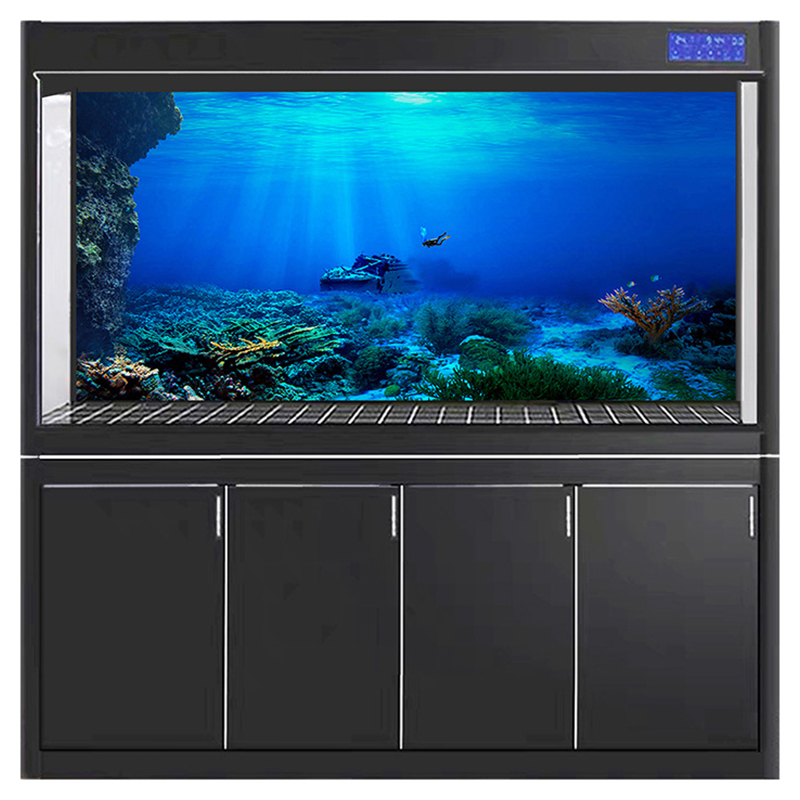 Fish Tank Background Decorativ - Aquarium Planted Background recension och pris