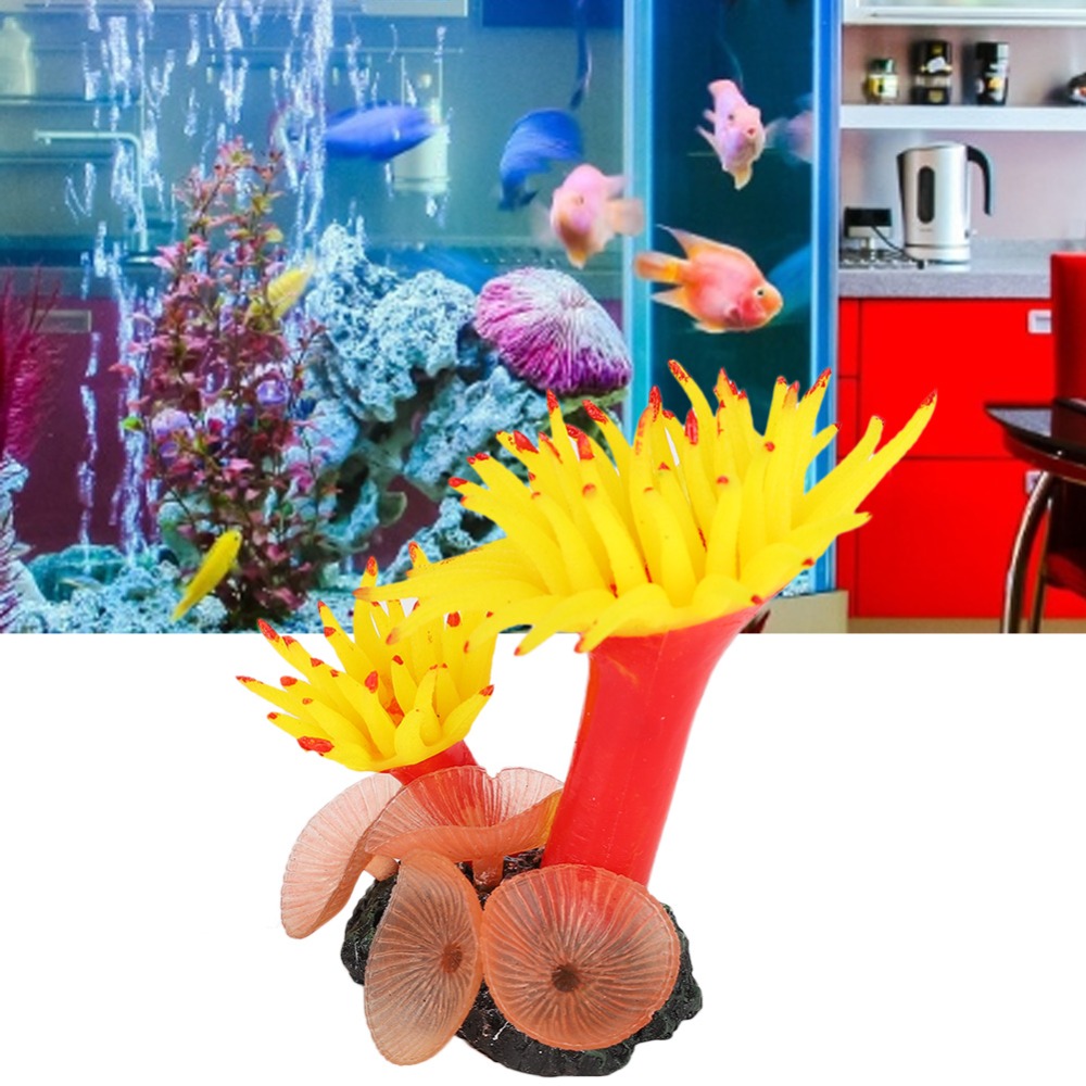 Artificial Plant Bright Color  - Aquarium Planted Background recension och pris