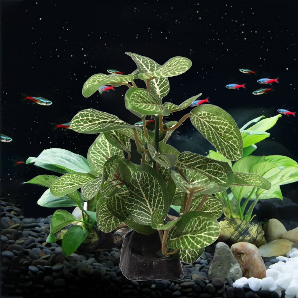 Decorative Silk Realistic Unde - Planted Aquarium Jar recension och pris